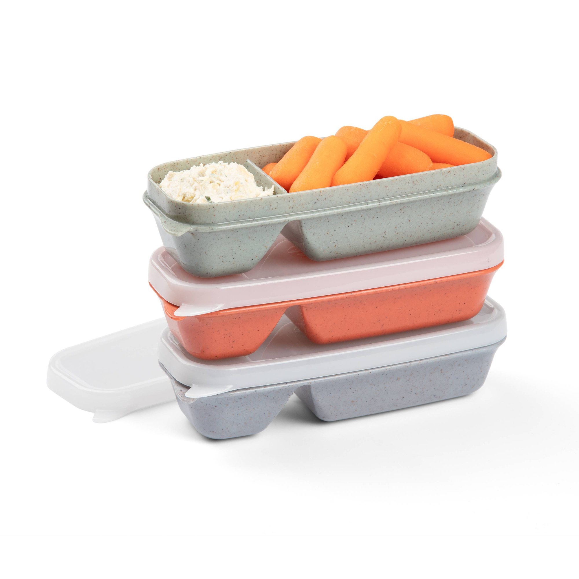 Food Storage Prep Containers - 새지 않는 스낵 및 디핑 음식
