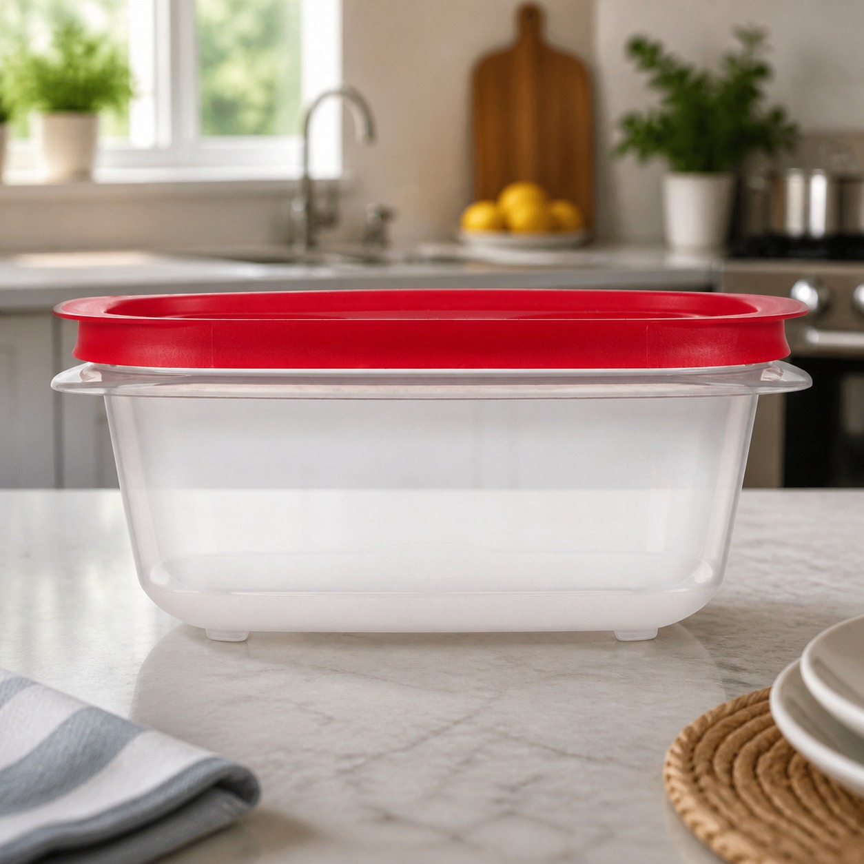 Food Storage Prep Containers - 주방 식사 준비를 위한 간편한 뚜껑이