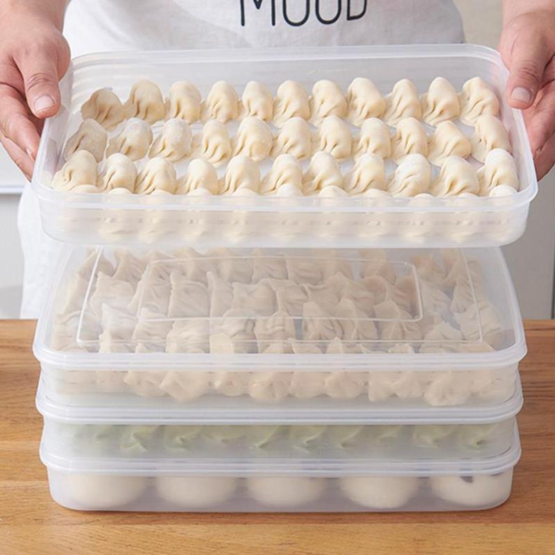 Food Storage Jars Plastic - 투명 주방 보관함 냉장고 정리함 식품