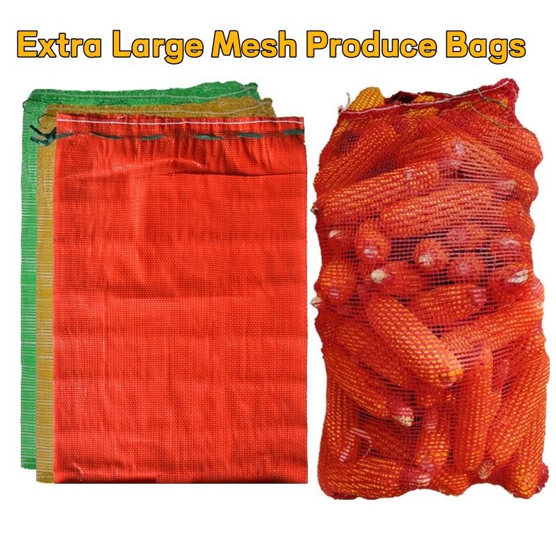 Produce Bag Reusable Mesh - 특대형 재사용 가능한 메쉬 농산물 보관