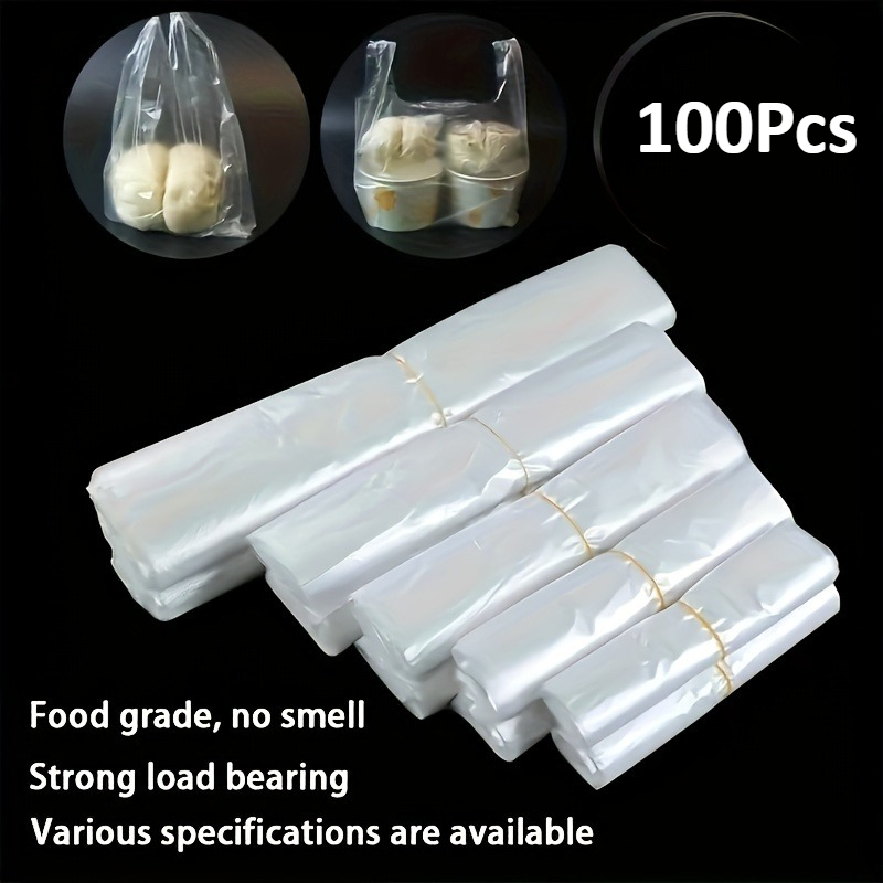 Food Storage Plastic - 100Pcs 미니 투명 일회용 비닐 봉투