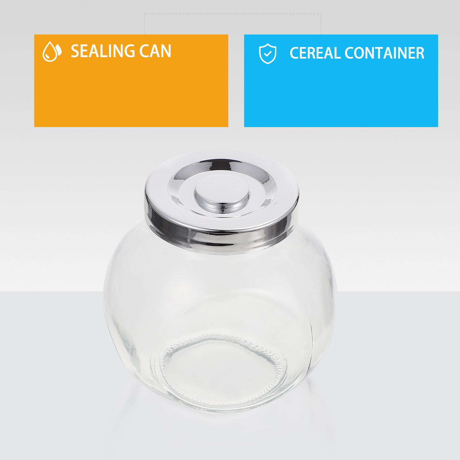 Food Storage Jars Plastic - 2개입 과일잼 보관용 병 가정용 주방