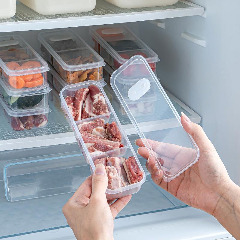 쌓을 수 있는 냉장고 냉동고 정리함 1팩 사각형 식품  - Food Storage For Pantry 리뷰 및 가격