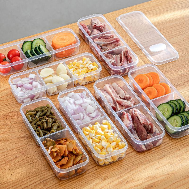 쌓을 수 있는 냉장고 냉동고 정리함 1팩 사각형 식품  - Food Storage For Pantry 리뷰 및 가격