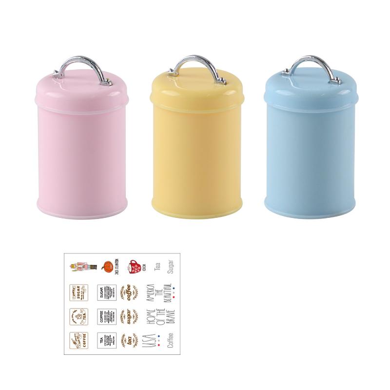 3개 미니어처 인형집 미니 음식/차/커피 캔 원형 보관 - Food Storage Plastic 리뷰 및 가격