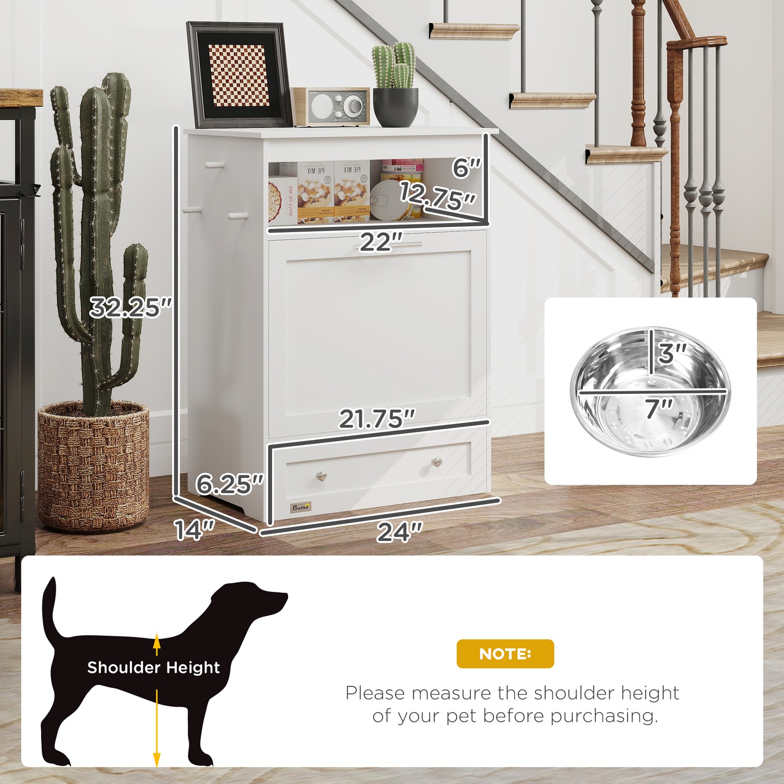 애완동물 급식 스테이션, 개와 고양이 사료 보관 급식  - Food Storage Pet 리뷰 및 가격