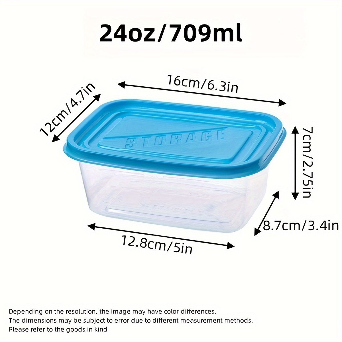 6개의 투명한 쌓을 수 있는 플라스틱 식품 보관 용기  - Food Storage Jars Plastic 리뷰 및 가격