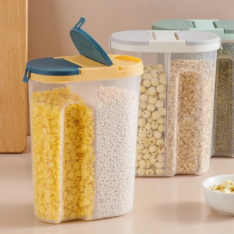 더블 그리드 시리얼 항아리 플라스틱 식품 보관 용기,  - Food Storage Lidl 리뷰 및 가격