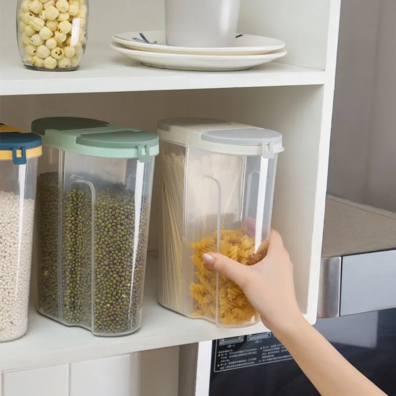 더블 그리드 시리얼 항아리 플라스틱 식품 보관 용기,  - Food Storage Lidl 리뷰 및 가격
