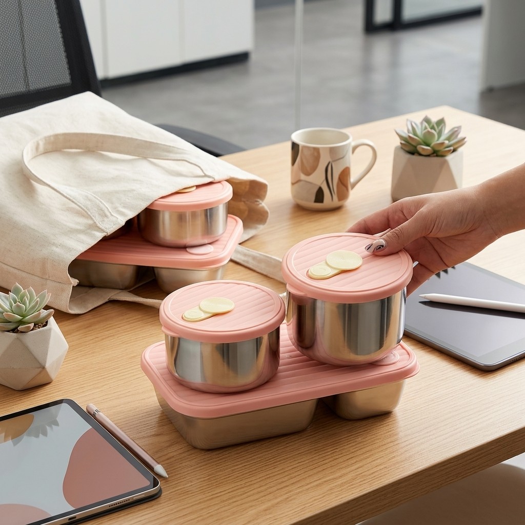 전자레인지 사용 가능 304 스테인리스 도시락 세트 벤 - Food Storage Prep Containers 리뷰 및 가격