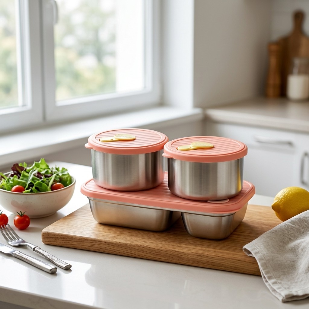 전자레인지 사용 가능 304 스테인리스 도시락 세트 벤 - Food Storage Prep Containers 리뷰 및 가격