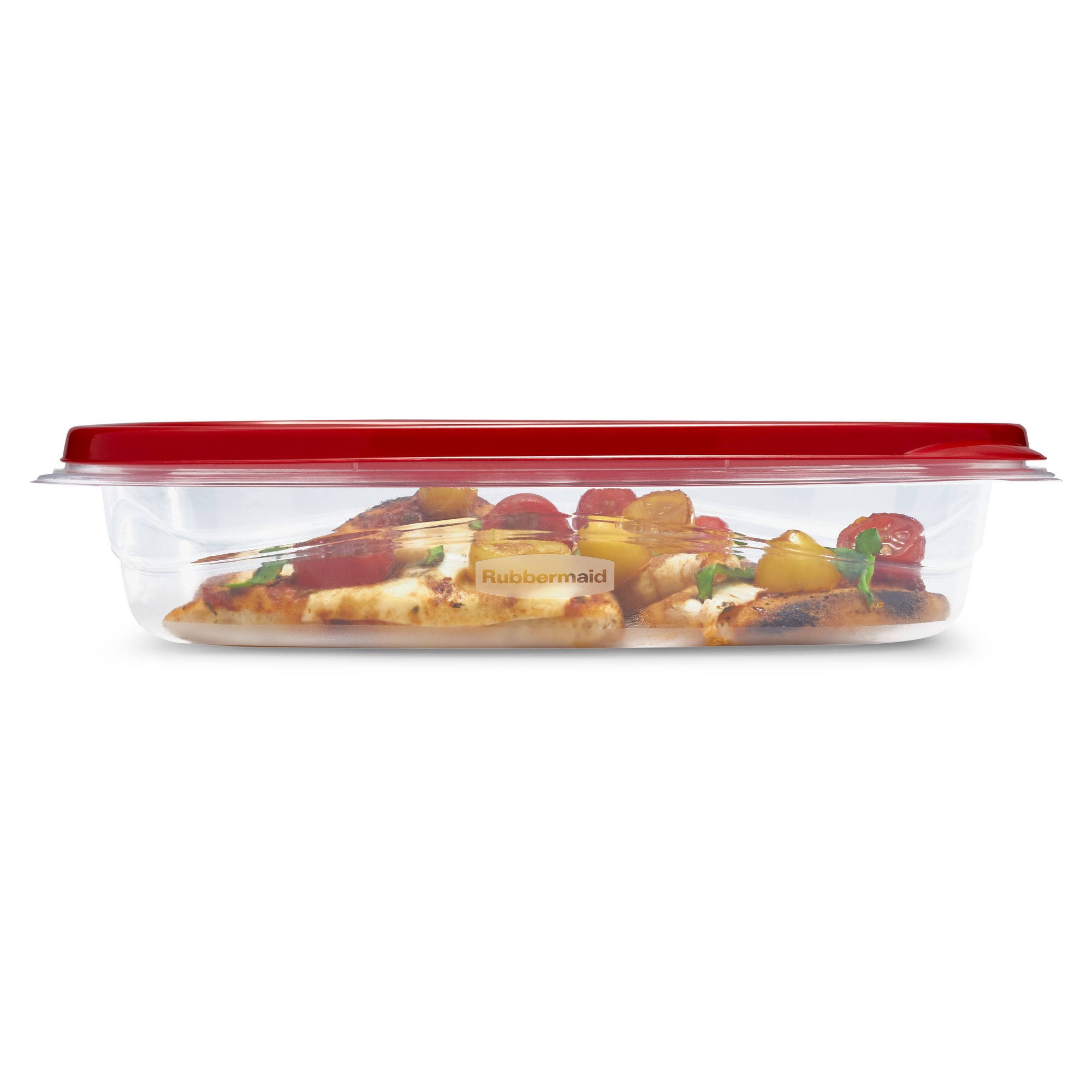 뚜껑이 있는 빨간색 직사각형 식품 보관 용기 3개, 주 - Food Storage Prep Containers 리뷰 및 가격