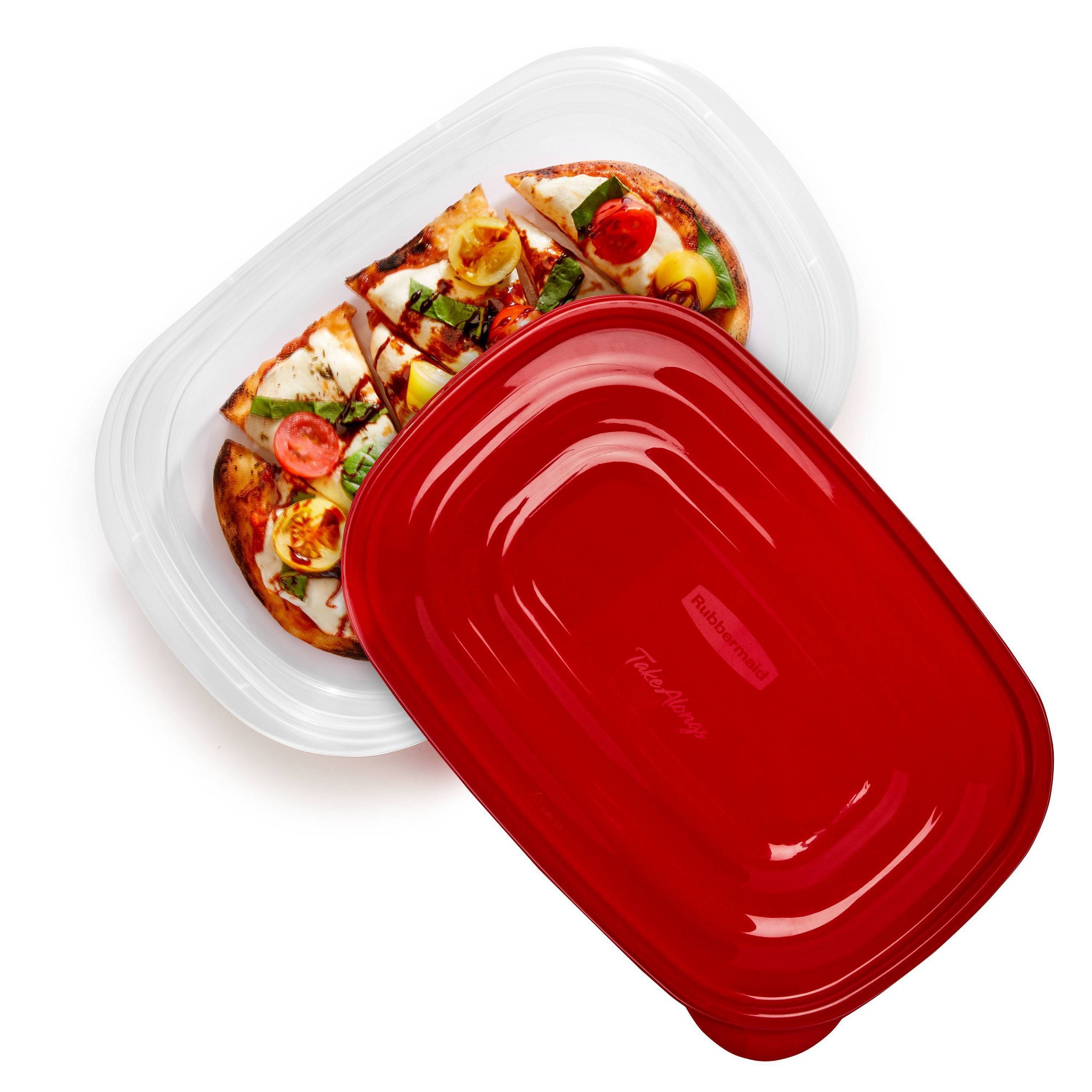 뚜껑이 있는 빨간색 직사각형 식품 보관 용기 3개, 주 - Food Storage Prep Containers 리뷰 및 가격
