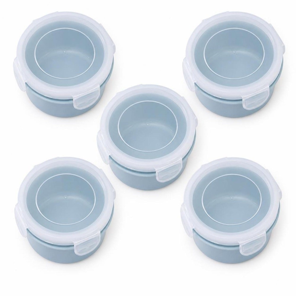 5개입 휴대용 플라스틱 식품 보관 용기 원형 밀폐형 스 - Food Storage For Pantry 리뷰 및 가격