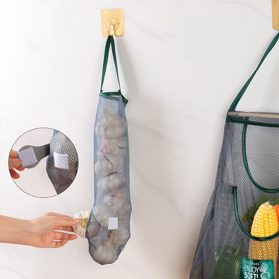 걸이형 메쉬 농산물 보관 가방 5가지 스타일 싱글/더블 - Produce Bag Reusable Mesh 리뷰 및 가격