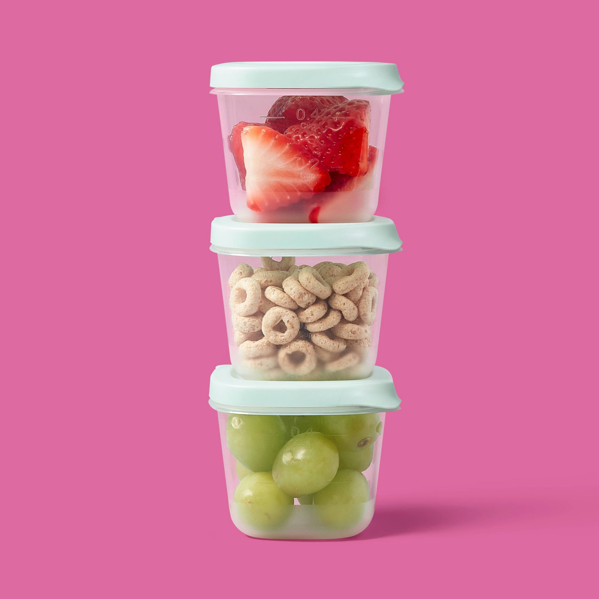 4ct 미니 사각형 하프컵 식품 보관 용기, BPA 프 - Food Storage Prep Containers 리뷰 및 가격