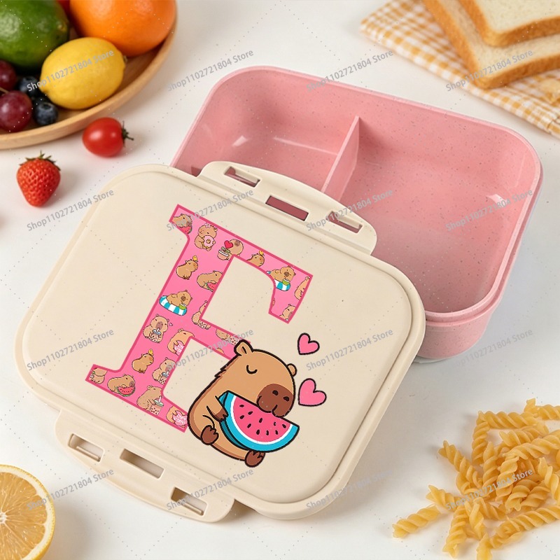 카피바라 대용량 도시락 가방 남아 여아용 애니메이션 만 - Food Storage Jars Plastic 리뷰 및 가격