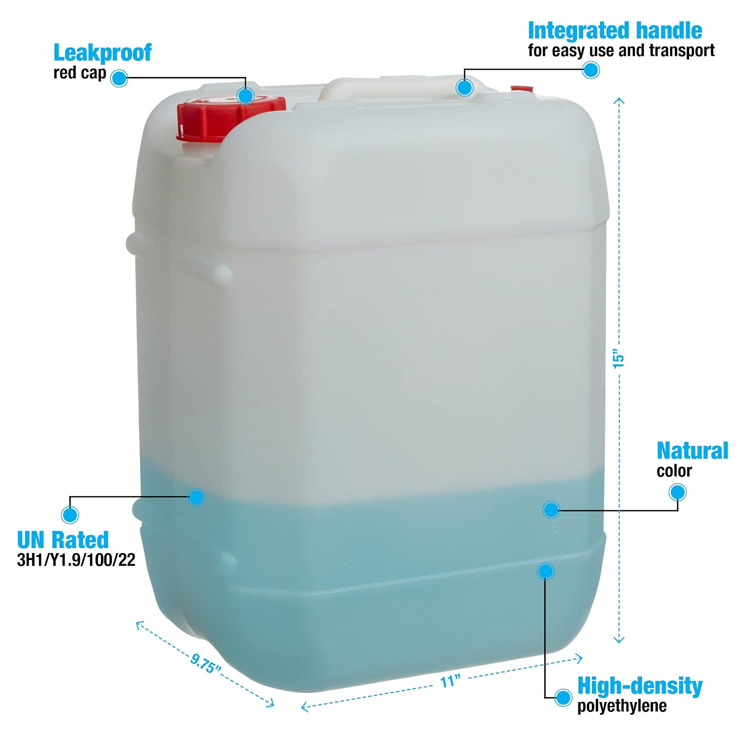 5갤런 적층형 플라스틱 카보이 용기, 누수 방지 개스킷 - Food Storage Plastic 리뷰 및 가격