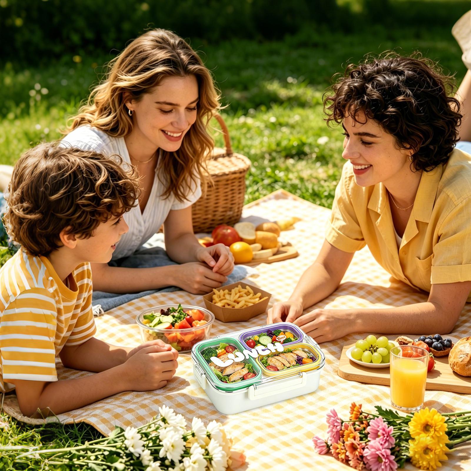 스테인리스 스틸 도시락 3칸 음식 보관 용기 식사 운반 - Food Storage With Compartments 리뷰 및 가격