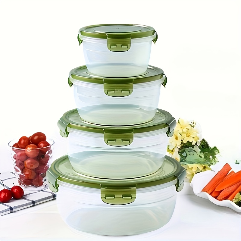플라스틱 식품 보관 용기 4개, 도시락, 식당, 캠핑, - Food Storage Jars Plastic 리뷰 및 가격