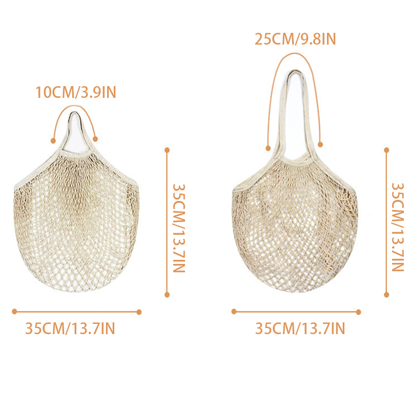 접이식 면 메쉬 쇼핑백 재사용 가능한 속이 빈 그물망  - Produce Bag Reusable Mesh 리뷰 및 가격