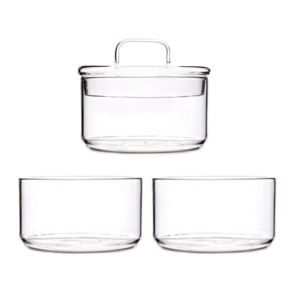 1세트 투명 유리 보관 용기 샐러드 서빙 컨테이너 쌓을 - Food Storage Container 리뷰 및 가격