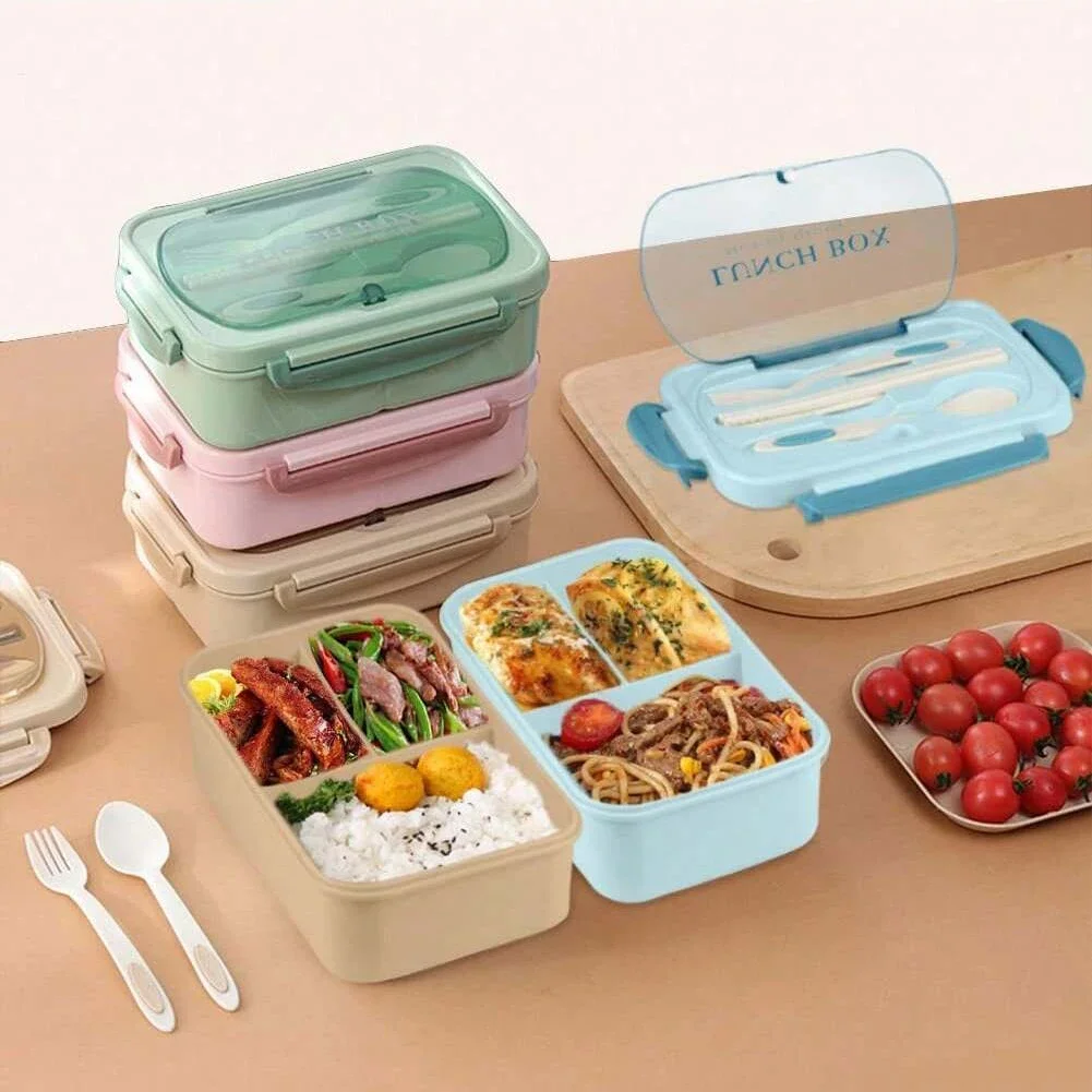 성인용 도시락 상자, 성인 남성 및 여성용 용기, 4  - Food Storage With Compartments 리뷰 및 가격