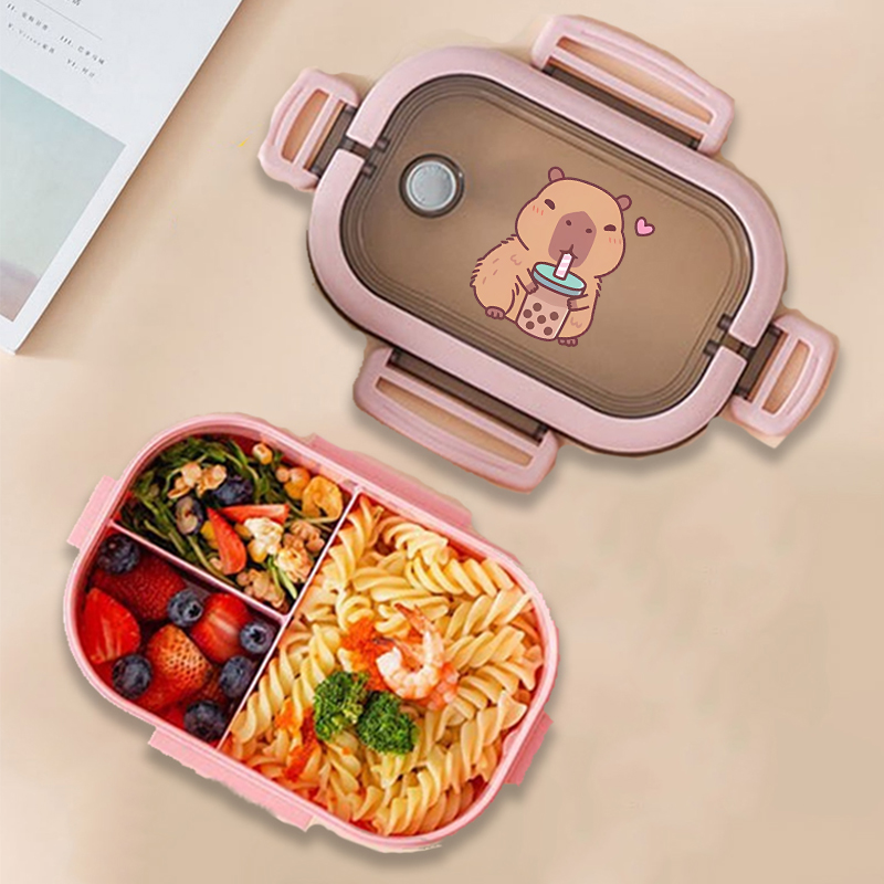 Capybara 도시락 상자 애니메이션 동물 인쇄 식품 - Food Storage Container 리뷰 및 가격