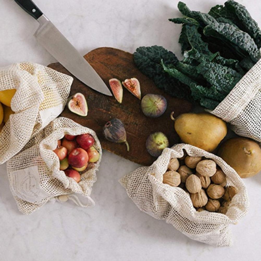 면 메쉬 농산물 가방 플라스틱 프리 농산물 가방 재사용 - Produce Bag Reusable Mesh 리뷰 및 가격