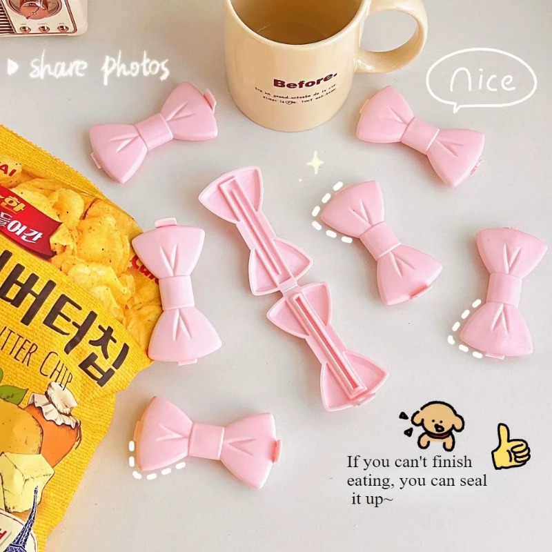 5PCS Kawaii 식품 밀봉 클립 - 주방 보관용  - Food Storage Plastic Bag 리뷰 및 가격