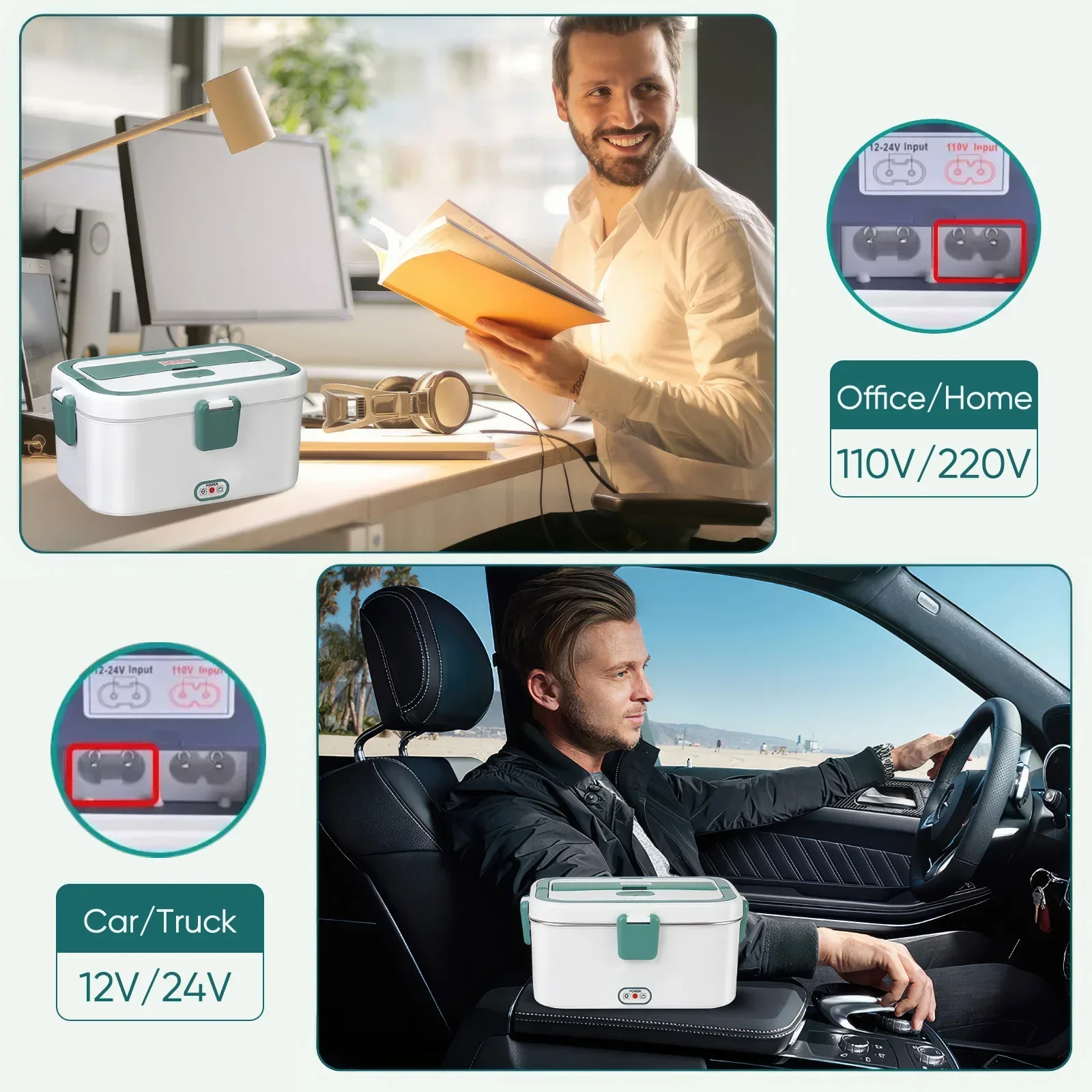 전기 도시락 상자 식품 워머 1.8L 80W 야외 캠핑 - Food Storage Warmer 리뷰 및 가격