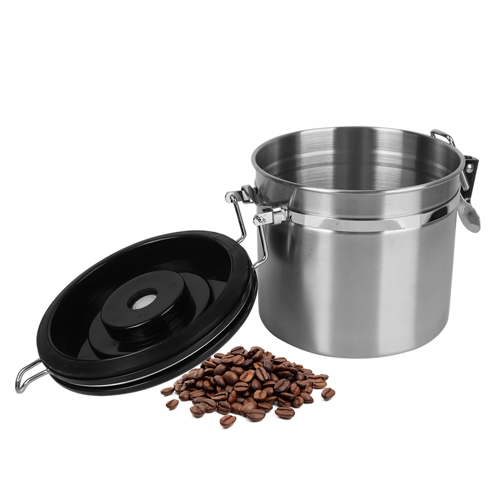 스테인레스 스틸 밀폐 뚜껑은 커피 콩 용기 커피 용기  - Food Storage Lidl 리뷰 및 가격