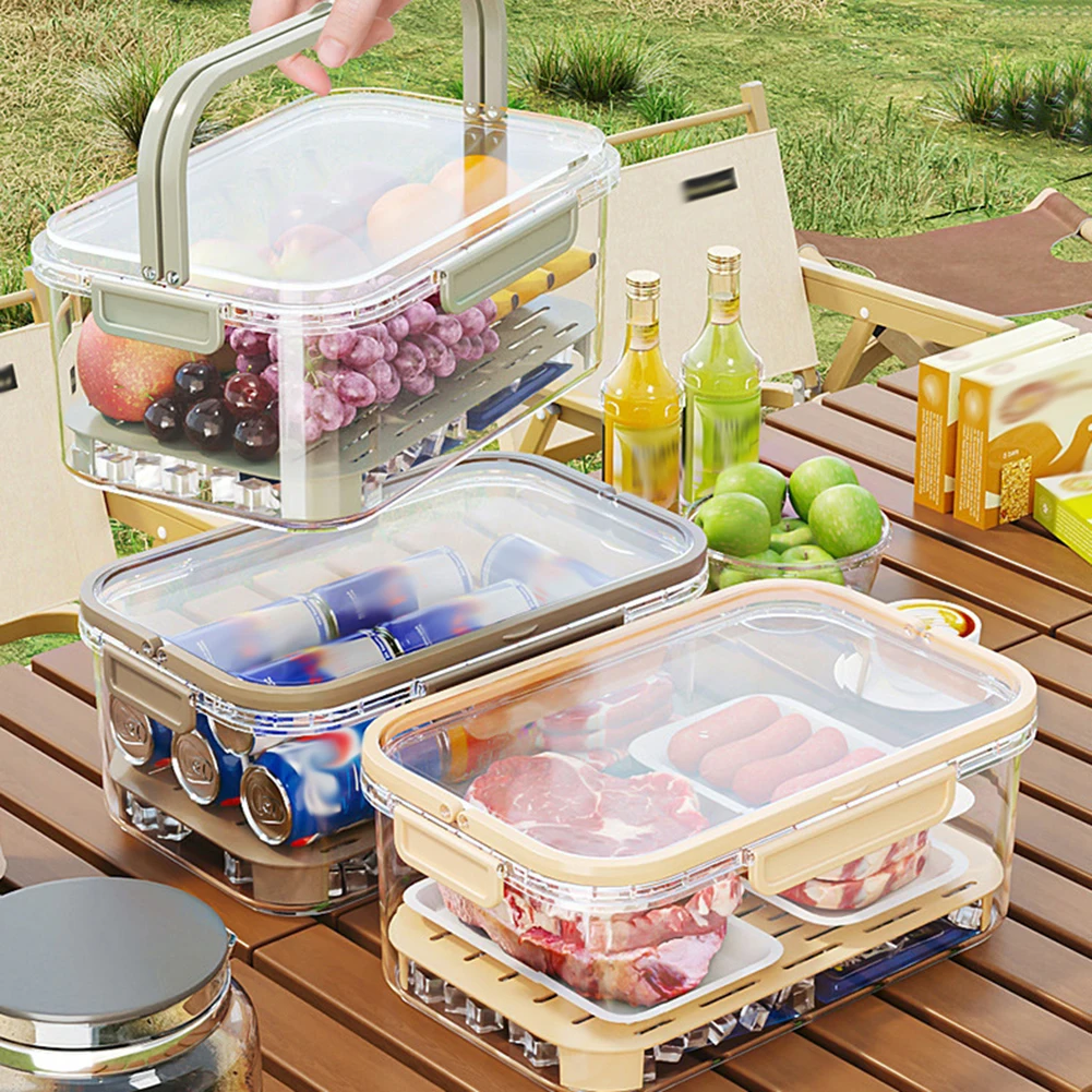 휴대용 식품 저장 용기 야외 피크닉 캠핑 사용을위한 배 - Food Storage Jars Plastic 리뷰 및 가격