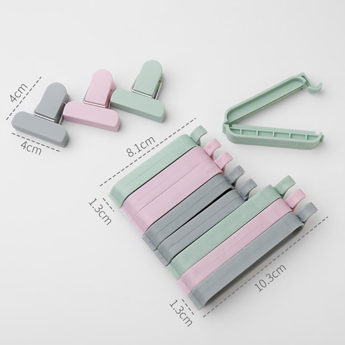 12pcs 혼합 색상 플라스틱 씰링 클립 식품 저장용  - Food Storage Plastic Bag 리뷰 및 가격
