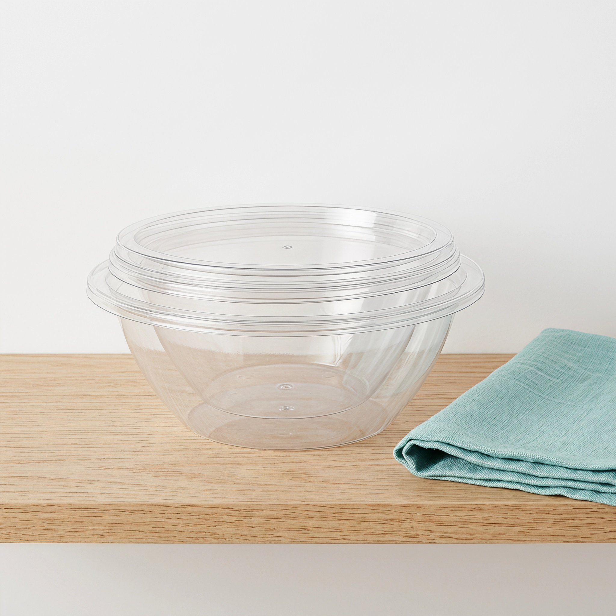 2세트 투명 샐러드 믹싱볼 플라스틱 네스팅 딥볼 베이킹 - Storage Food Prep 리뷰 및 가격