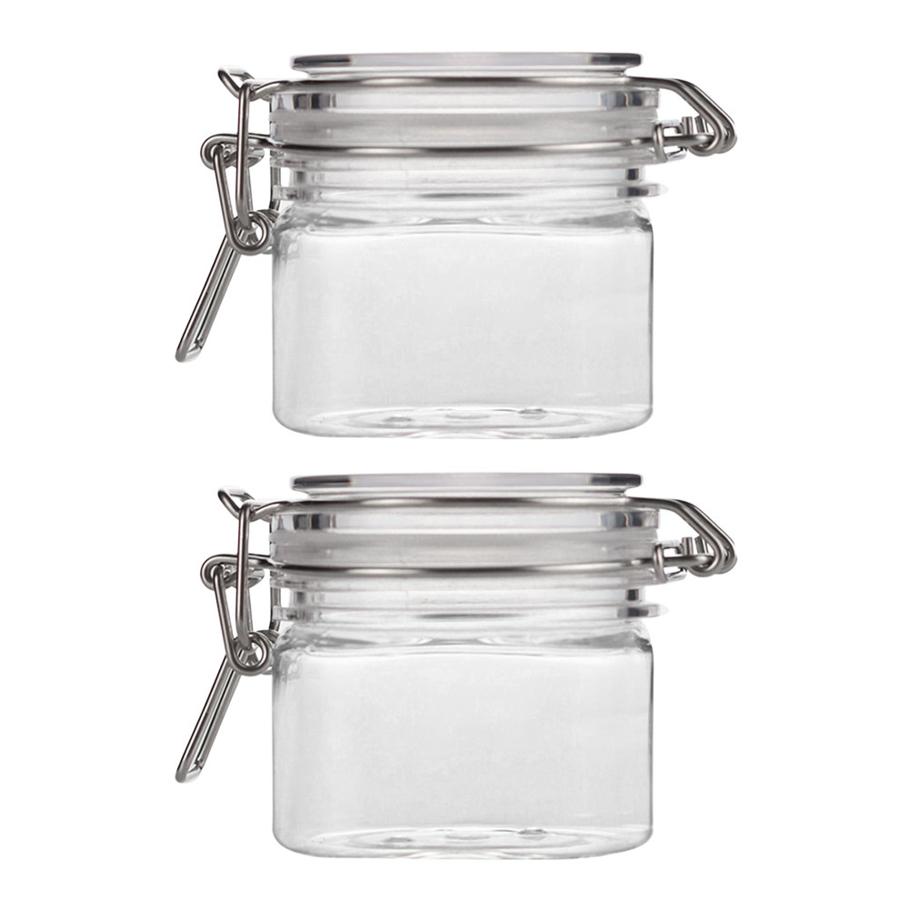 2Pcs 밀봉 된 저장 용기 투명 꿀 병 식품 저장을위 - Food Storage Jars Plastic 리뷰 및 가격