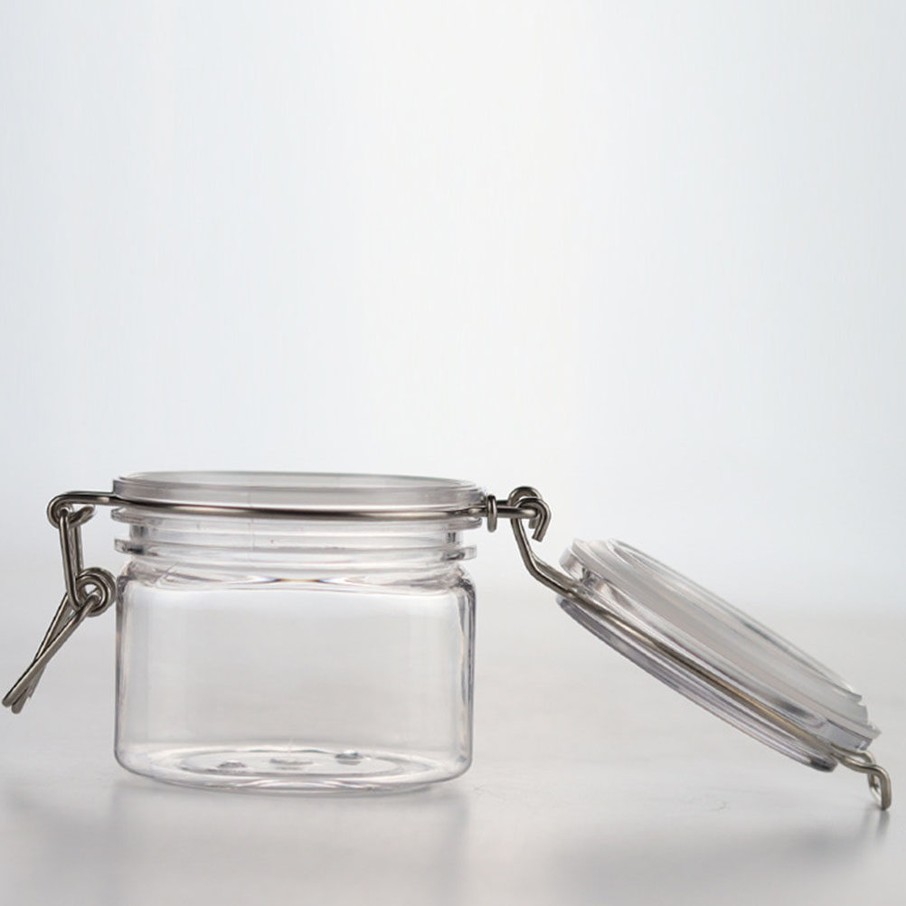 2Pcs 밀봉 된 저장 용기 투명 꿀 병 식품 저장을위 - Food Storage Jars Plastic 리뷰 및 가격