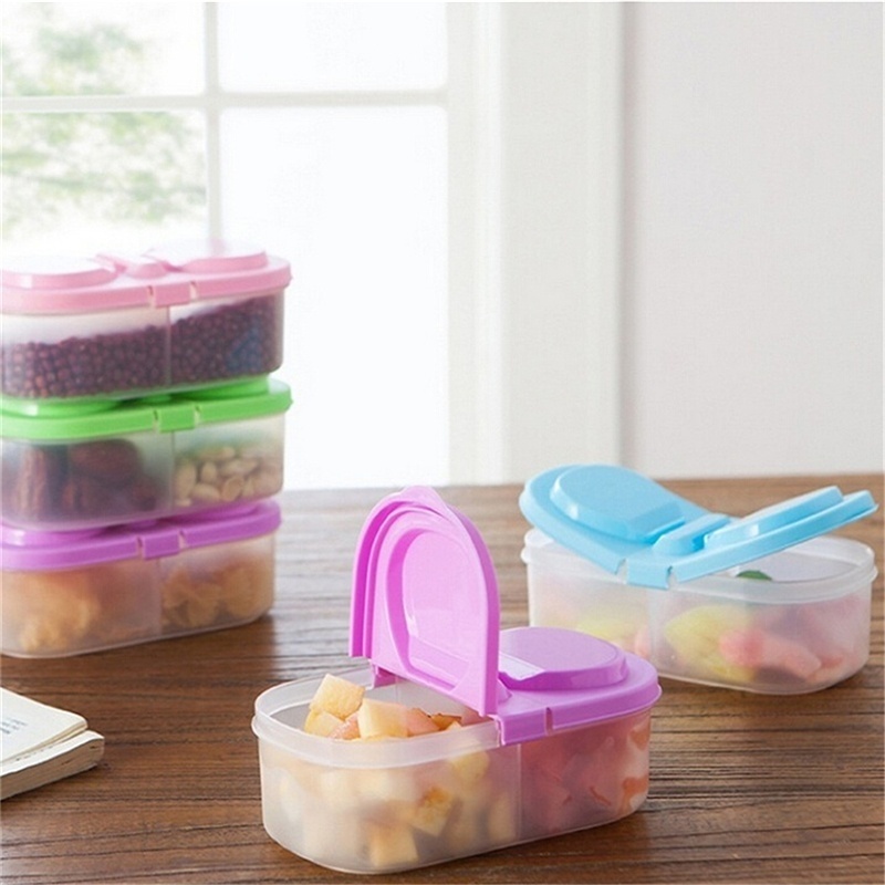 휴대용 플라스틱 보호 케이스 컨테이너 여행 야외 점심  - Food Storage Plastic Bag 리뷰 및 가격
