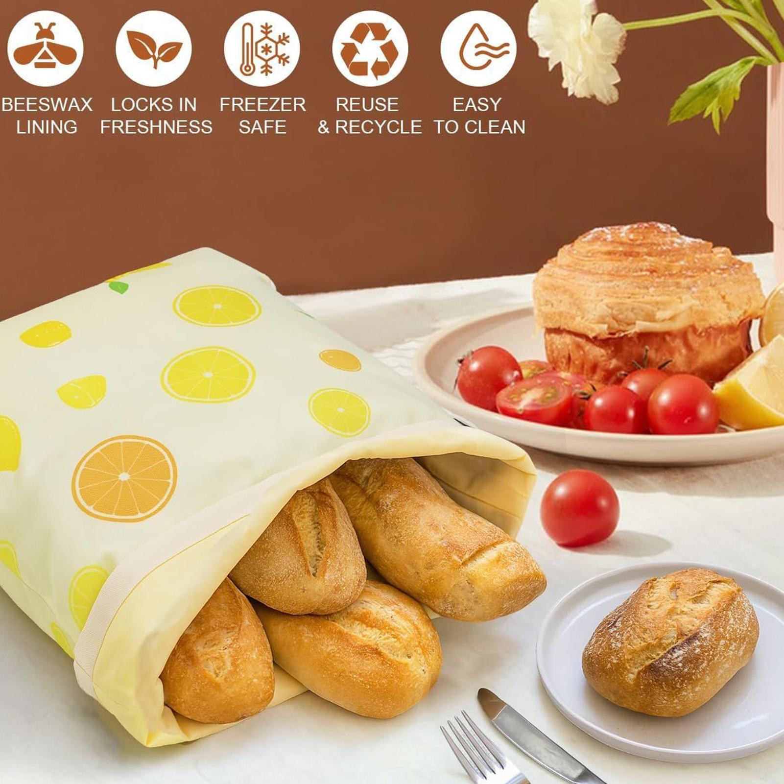 빵 봉투 재사용 가능한 재사용 가능한 빵 식품 보관 가 - Food Storage Plastic Bag 리뷰 및 가격