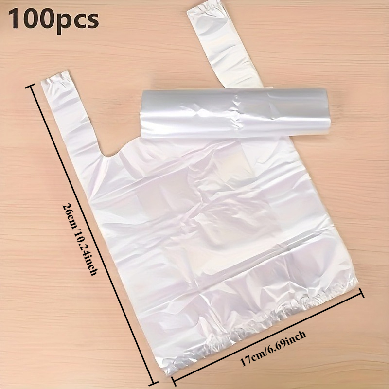 100Pcs 미니 투명 일회용 비닐 봉투 3 크기 옵션 - Food Storage Plastic 리뷰 및 가격