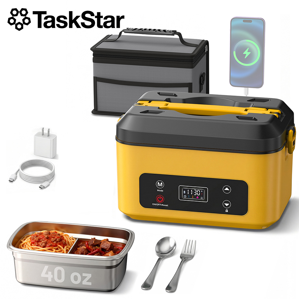 태스크스타 휴대용 가열 도시락 40온스 무선 누수 방지 - Food Storage Warmer 리뷰 및 가격