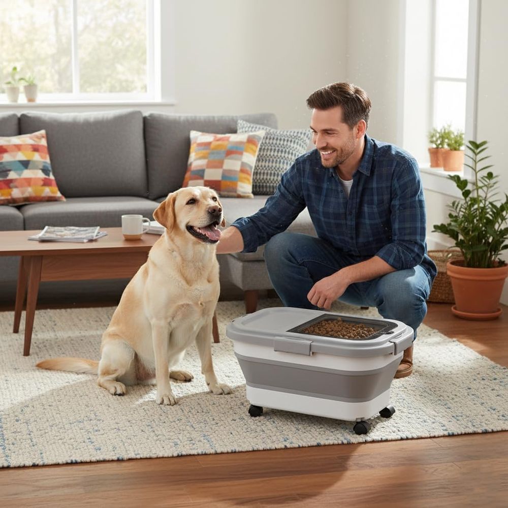 15파운드(약 6.8kg) 강아지/고양이 사료 보관 용 - Food Storage Pet 리뷰 및 가격