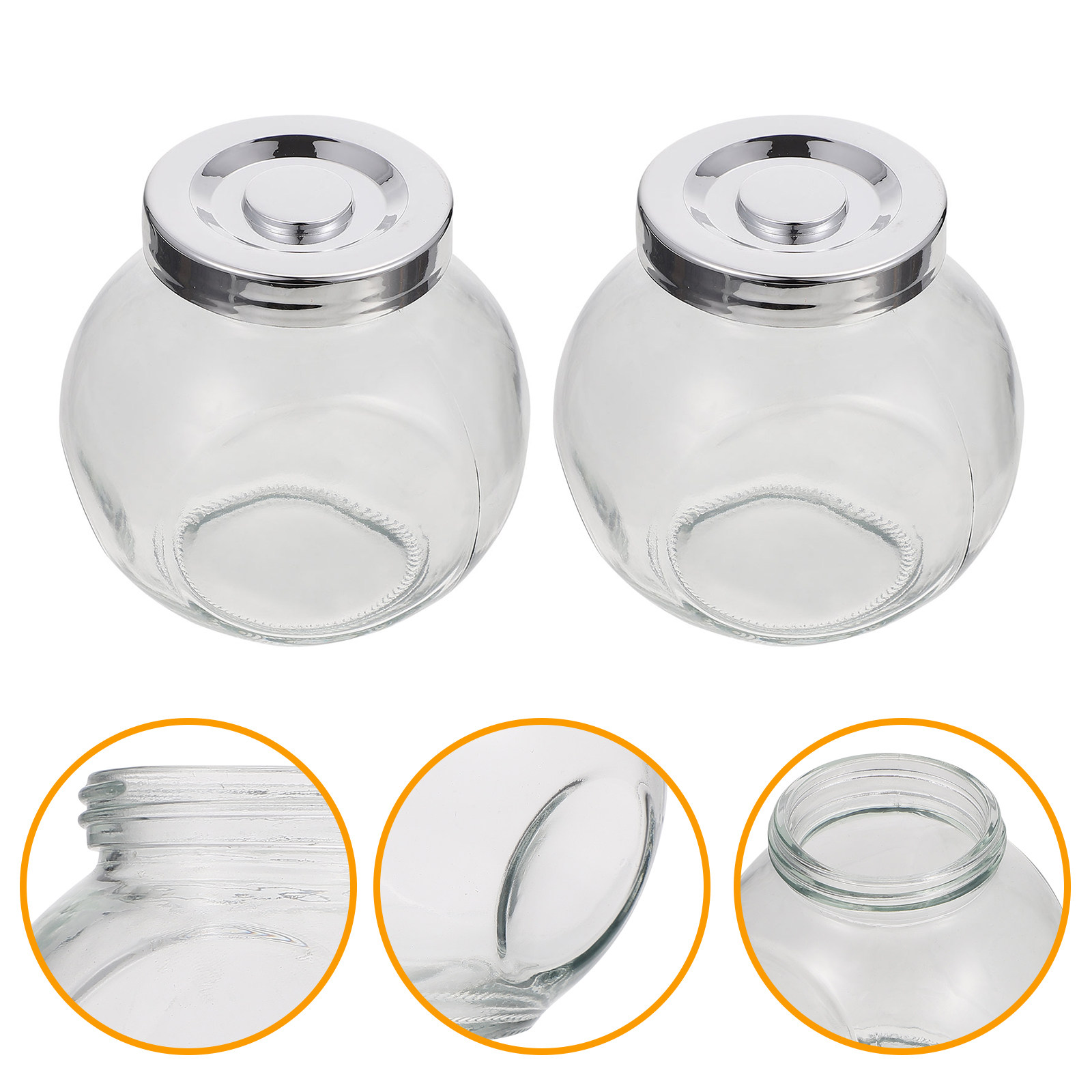 2개입 과일잼 보관용 병 가정용 주방 식품 보관 용기  - Food Storage Jars Plastic 리뷰 및 가격