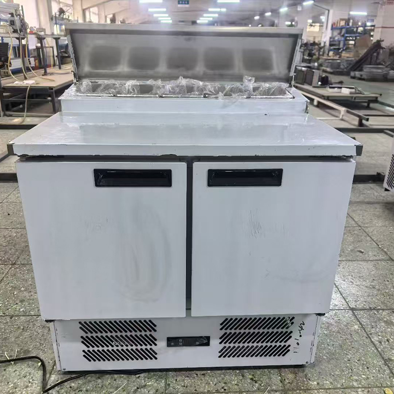 0~10℃ 저온 상업용 빌트인 2도어 피자 준비 테이블 - Storage Food Prep 리뷰 및 가격