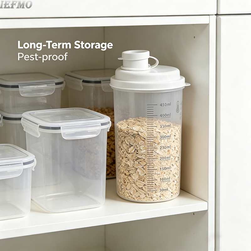 뚜껑이 있는 밀폐 식품 보관 용기, 설탕 디스펜서, 갈 - Food Storage Container 리뷰 및 가격