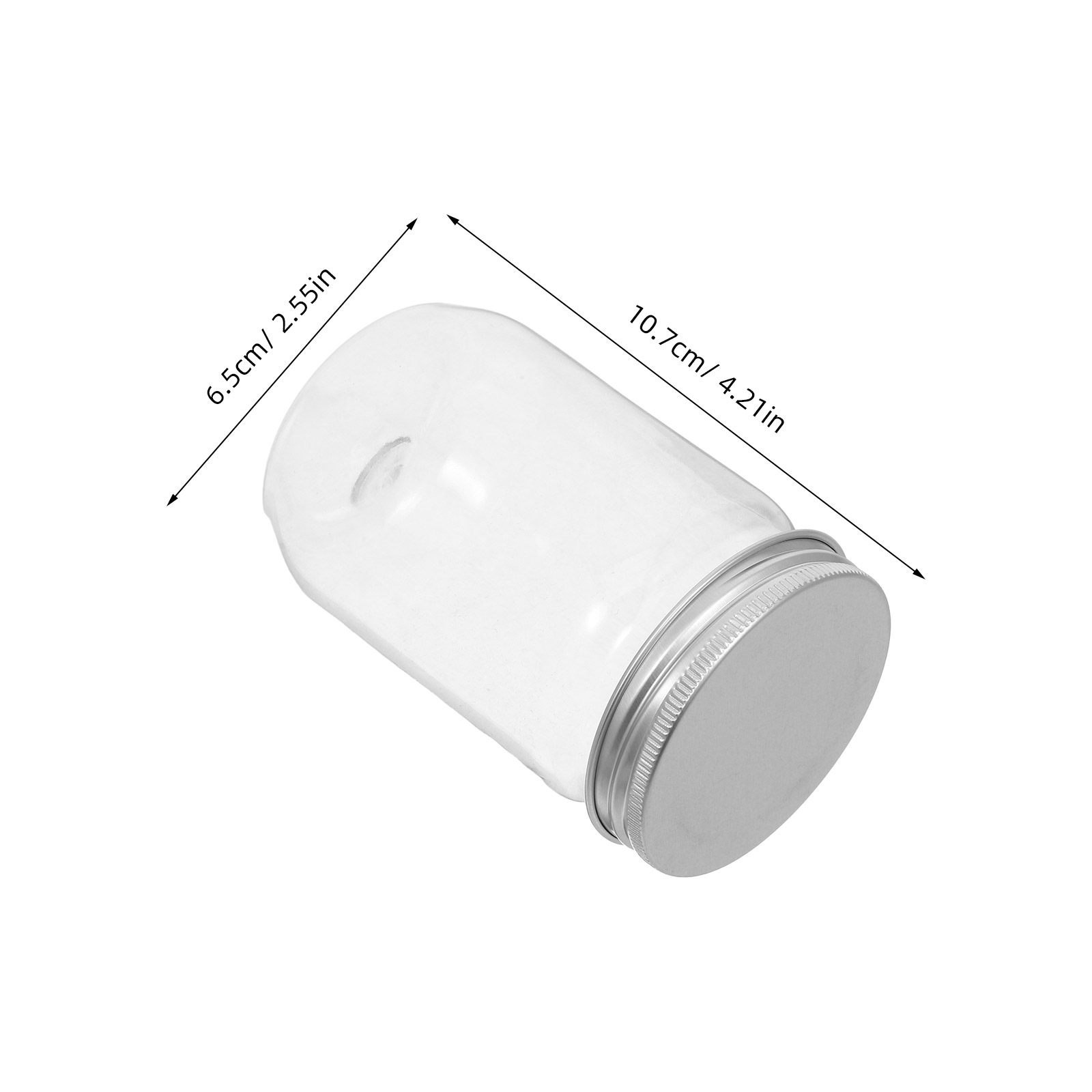 6Pcs 투명 플라스틱 메이슨 항아리(밀폐 뚜껑 포함) - Food Storage Plastic 리뷰 및 가격