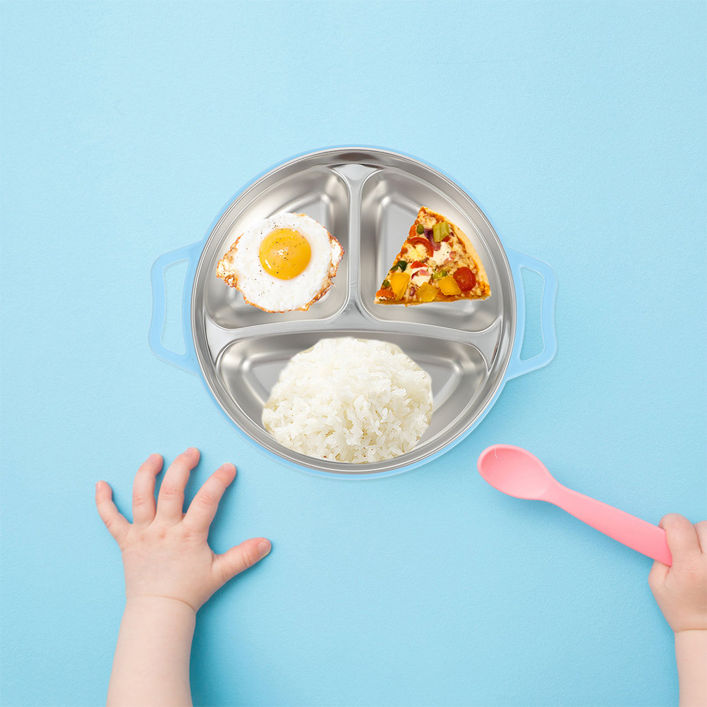 스테인리스 스틸 유아용 식기, 분리형 수저통, 전자레인 - Food Storage With Compartments 리뷰 및 가격