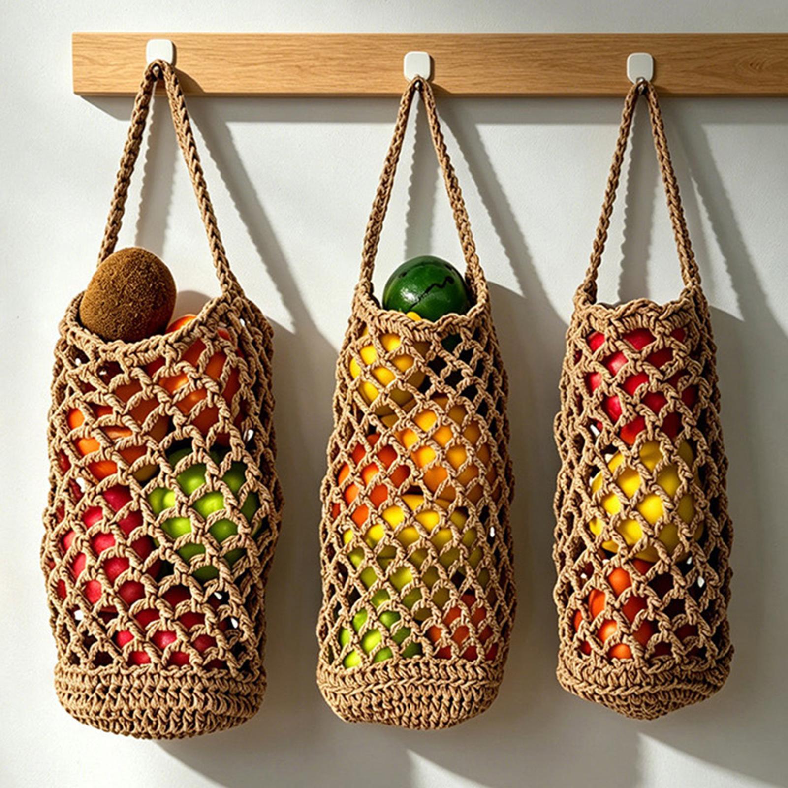 보헤미안 스타일 수공예 야채 보관 가방 재사용 가능한  - Produce Bag Reusable Mesh 리뷰 및 가격