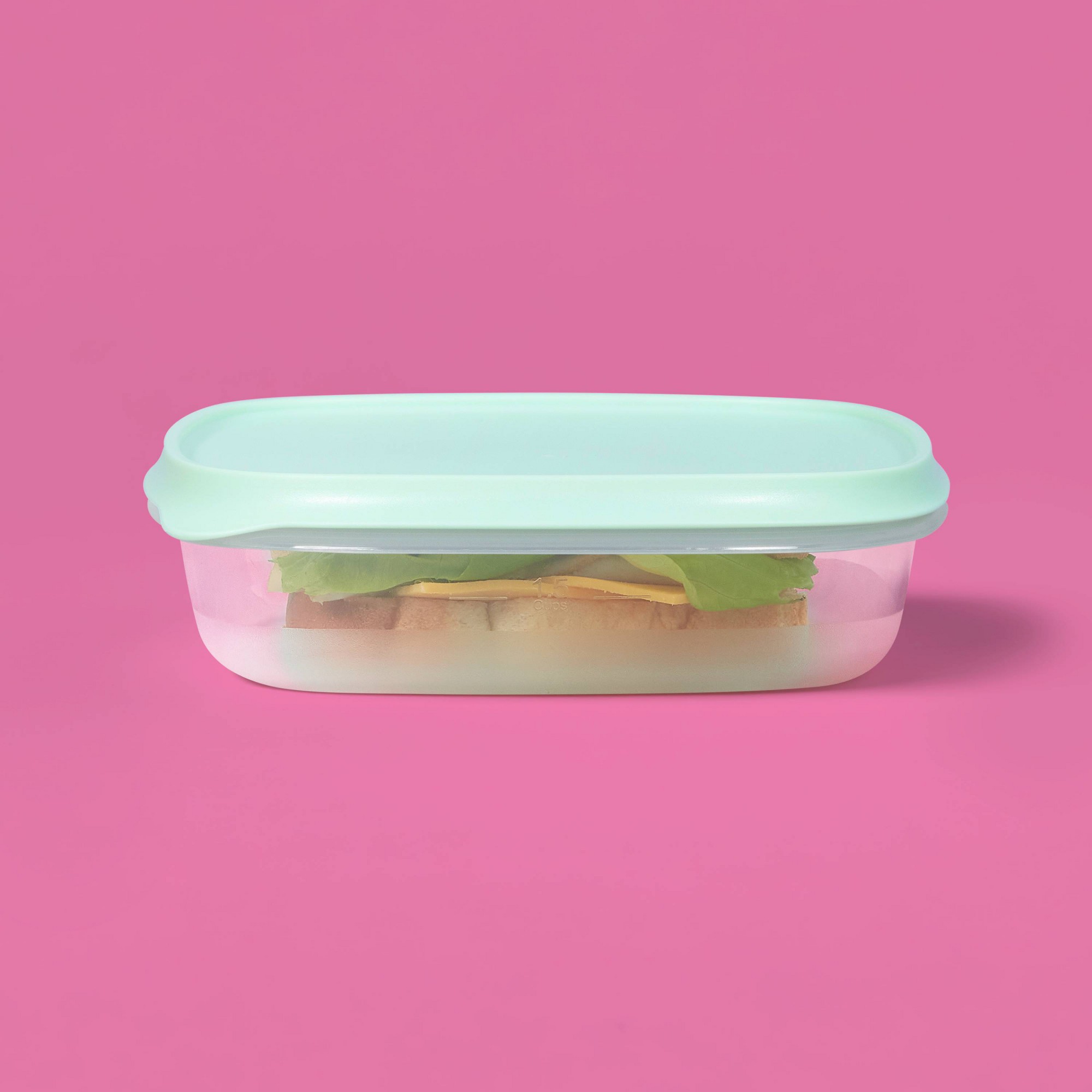 3ct 사각형 스냅 뚜껑이 있는 식품 보관 용기, 주방 - Food Storage Prep Containers 리뷰 및 가격