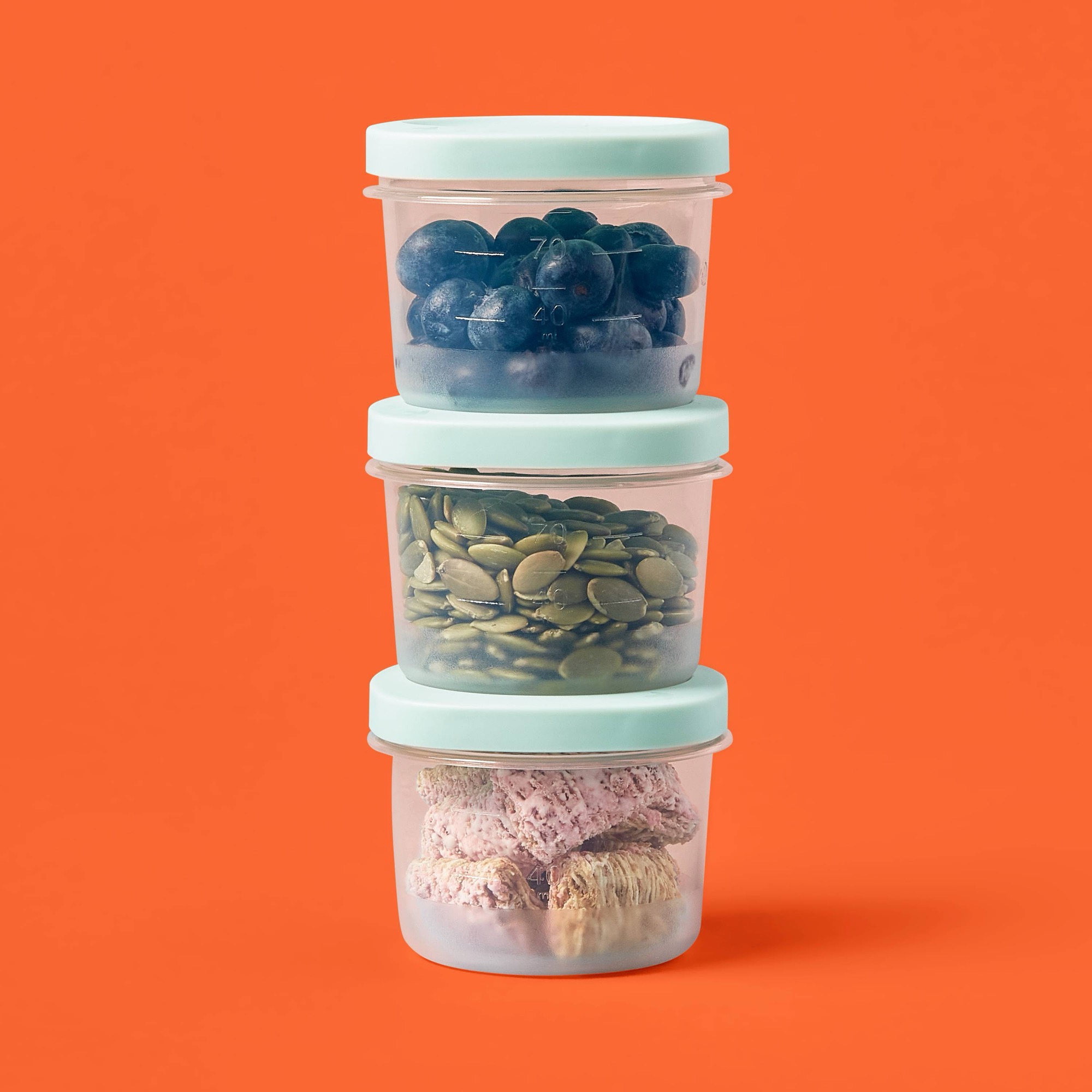 6개입 원형 트위스트-락 식품 보관 용기, 4플 온스  - Food Storage Prep Containers 리뷰 및 가격